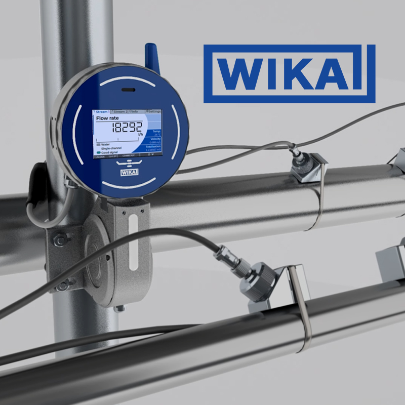 WIKA представляет ClampSonic™4 – первый накладной ультразвуковой расходомер в портфеле производителя