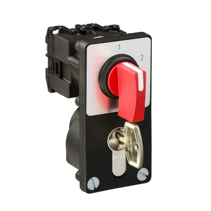 Перемикатель 3 положения 1 полюс, красный K1C003Nz2
