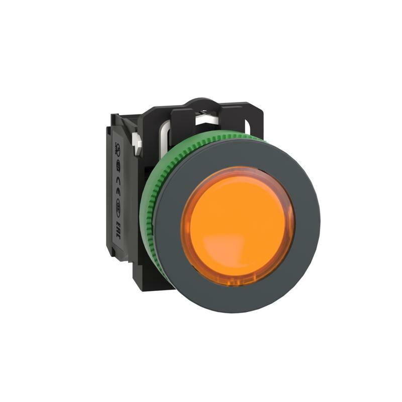 Кнопка з підсвіткою урівень пластик 230 1НВ 1 НЗ Xb5Fw35M5