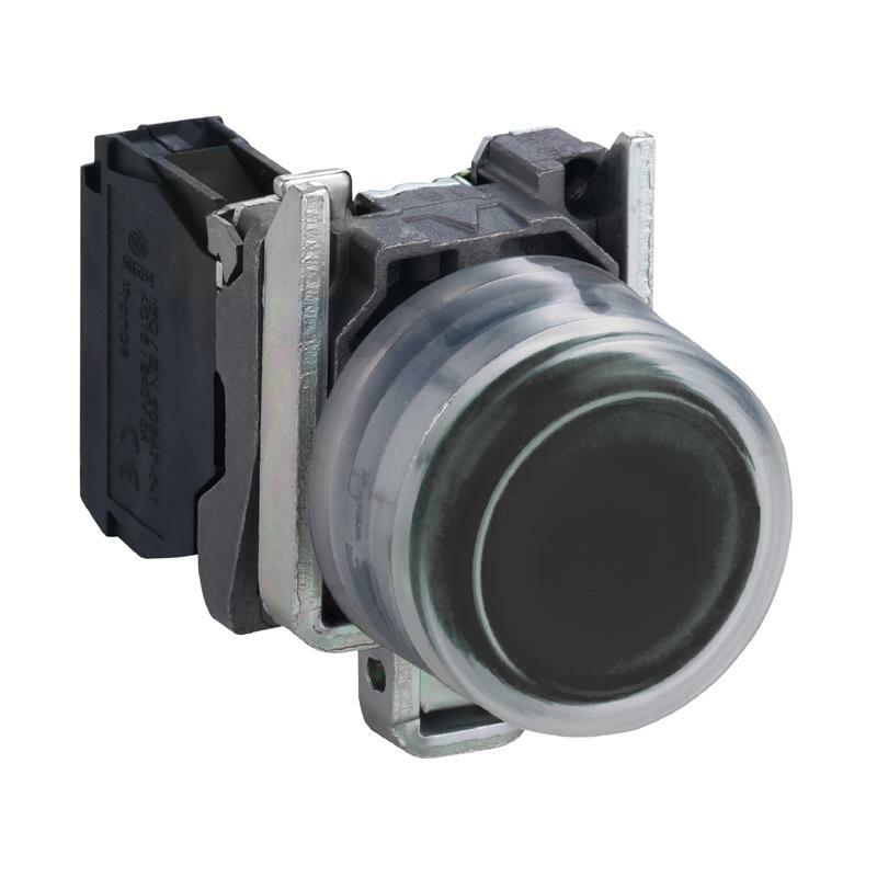 Кнопка 22ММ з поверненням чорна силіконова