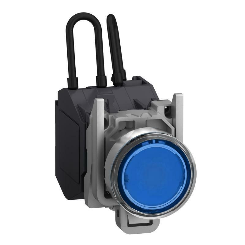 Світл. індик. з тест. 24-240в, Син.,Atex