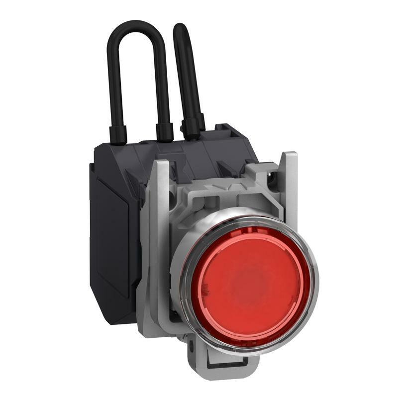 Світл. індик. з тест. 24-240В,Черв.,Atex