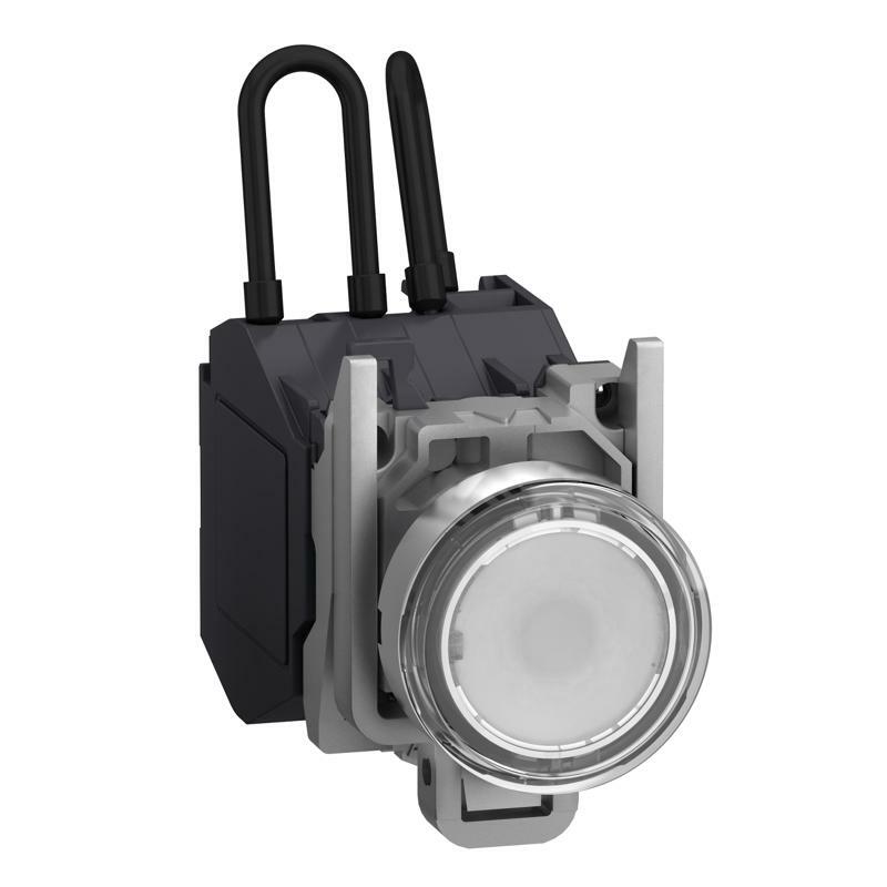 Світл. індик. з тест. 24-240в, Біл.,Atex