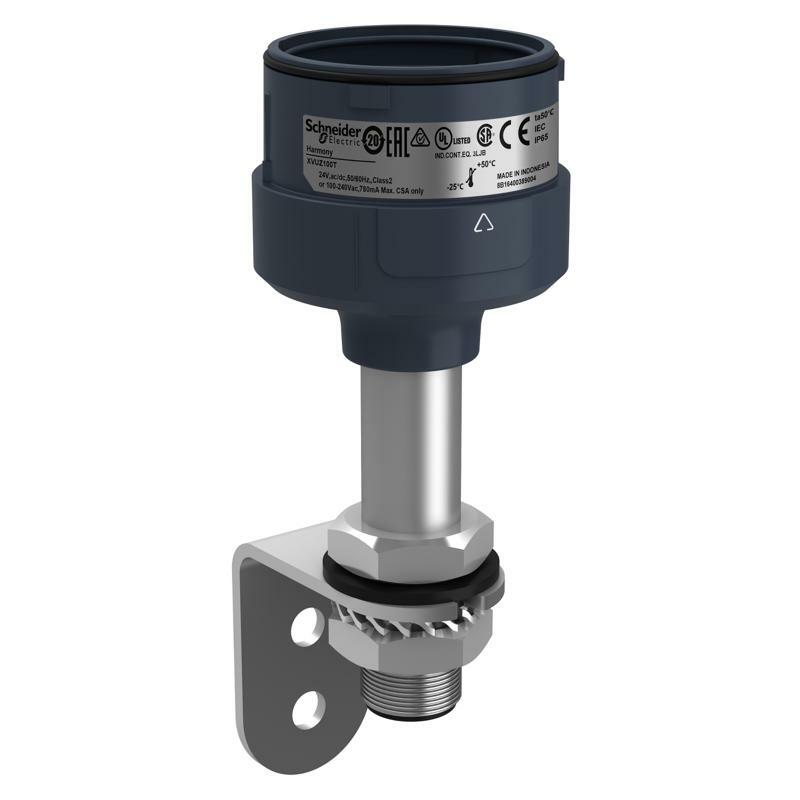 Harmony XVU, кріпильний металевий кронштейн з алюмінієвою опорою 100 ММ для модульних світлових колон, чорний, 60 ММ