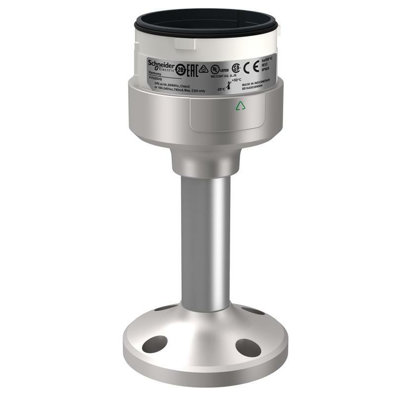 Harmony XVU, кріпильна пластина з алюмінієвою опорою 100 ММ для модульних світлових колон, срібло, 60 ММ