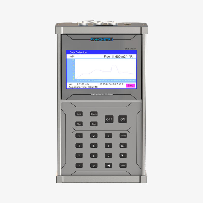 PH301 – портативний ультразвуковий витратомір