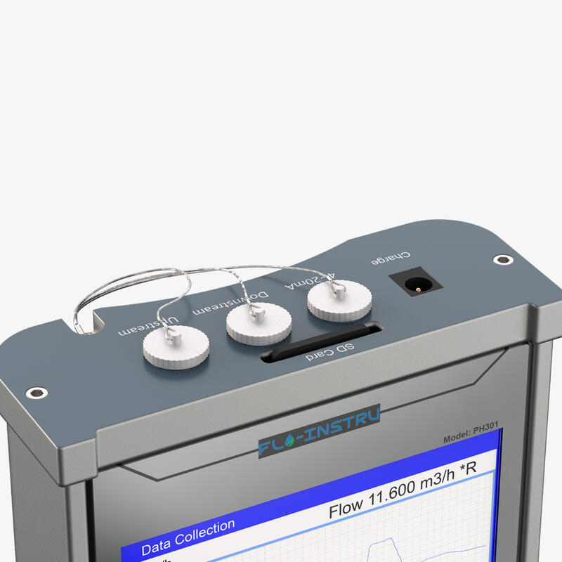 PH301 – портативний ультразвуковий витратомір