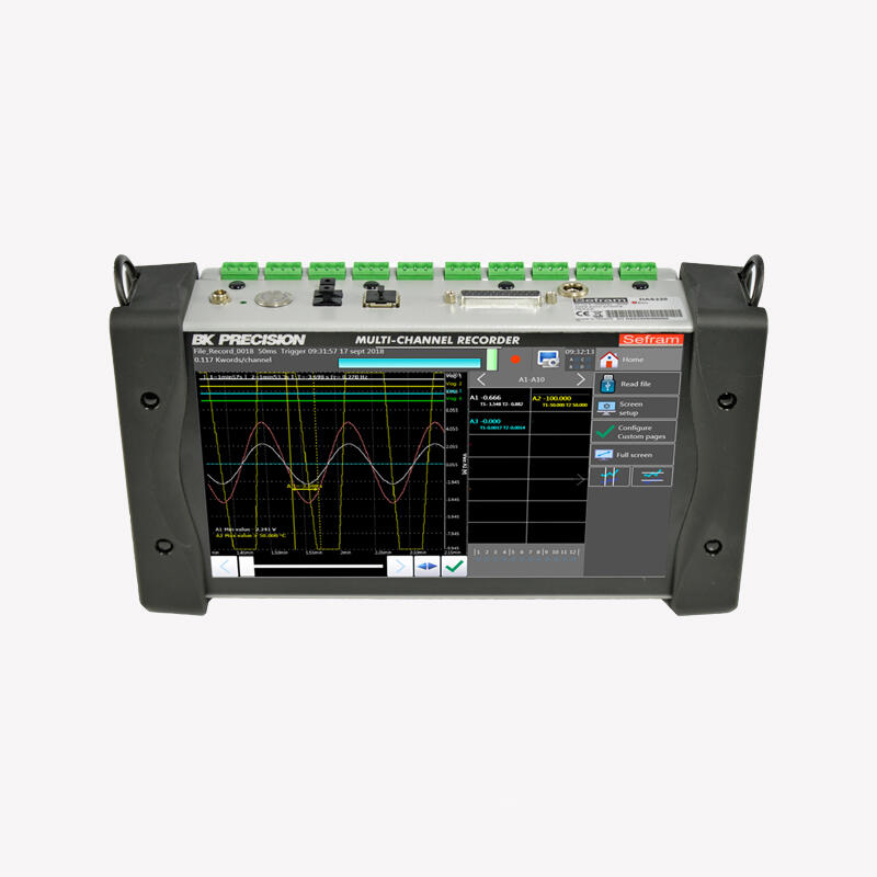 Портативный 10-канальный регистратор данных, серия DAS220