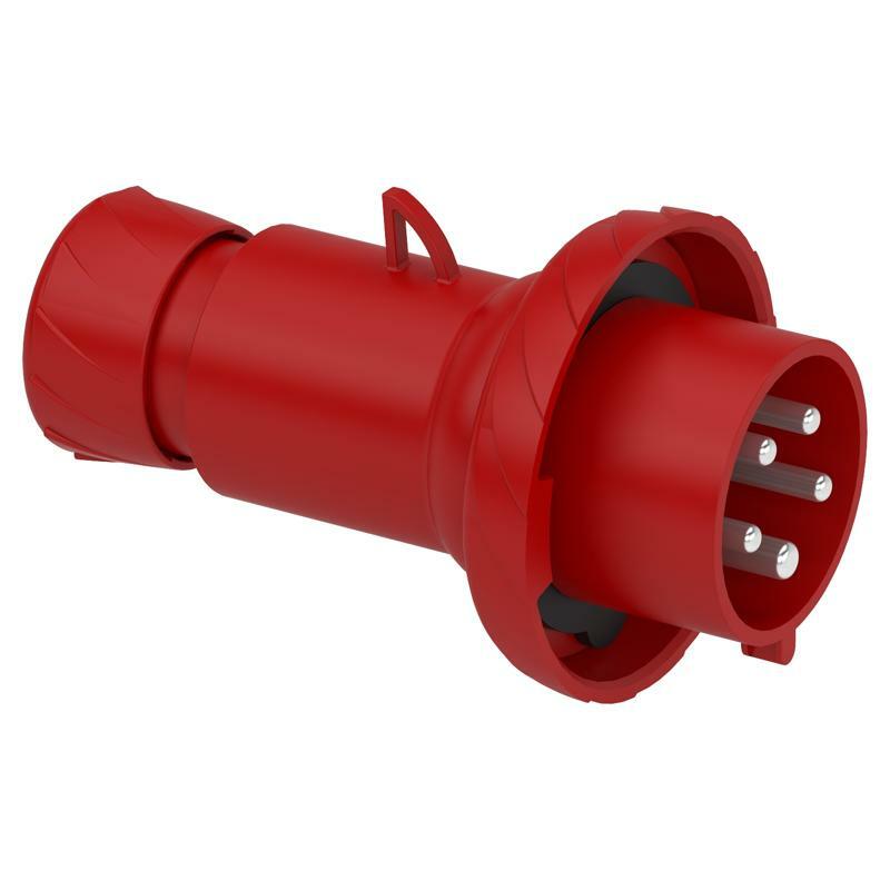 Каб. вилка, Швид.32A 3P+N+E IP67 380В