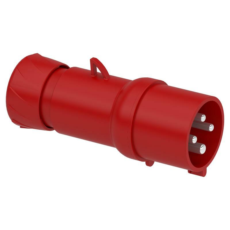 Каб. вилка, швид.32а 3P+E IP44 380В