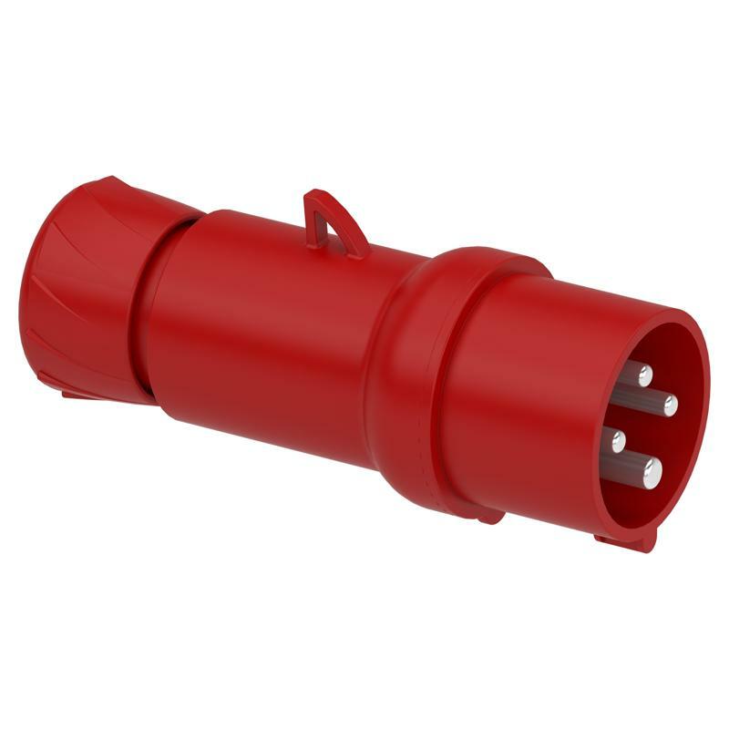 Каб.розетка, винт 16А 3P+E IP44 380В