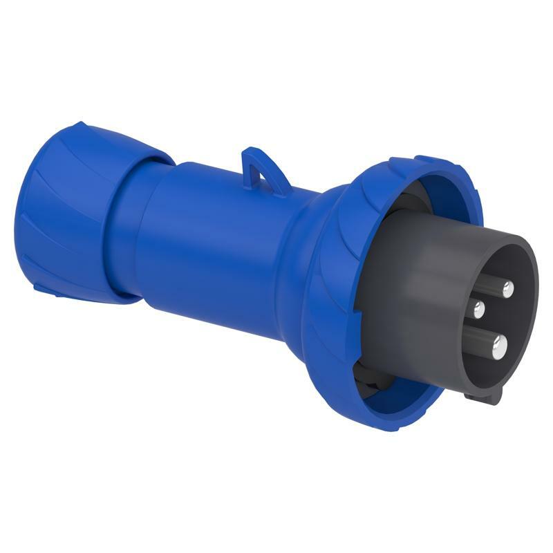 Кабельна вилка PratiKa, пряма, 16 A, 2P + E, 200-250 В AC, IP67