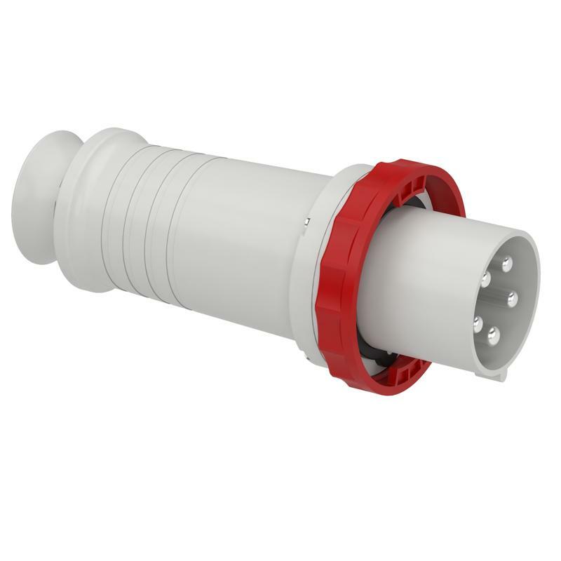 Каб. вилка, гвинт 125А 3P+N+E IP67 380В