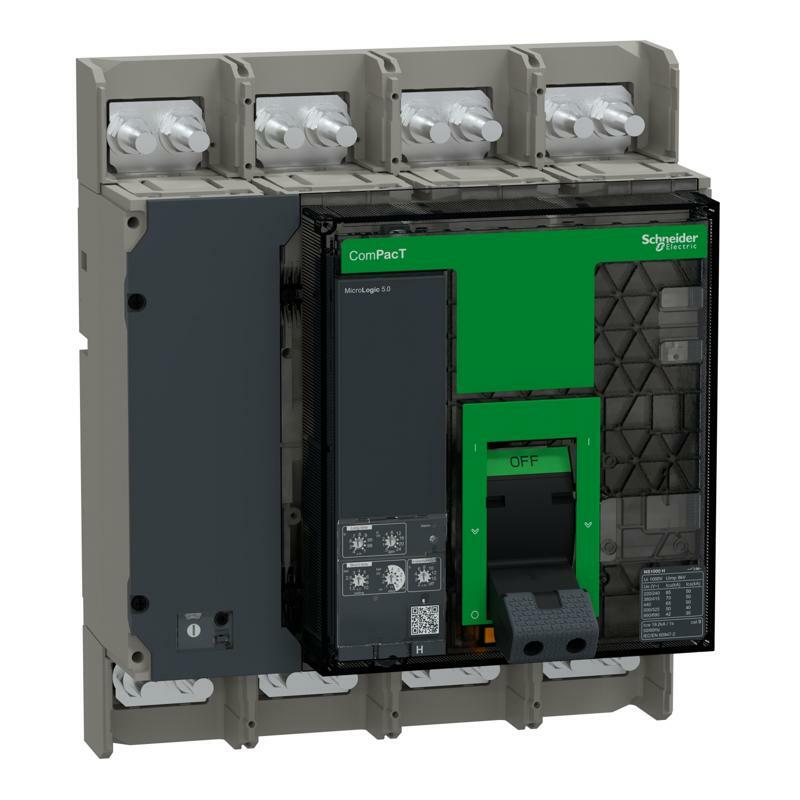 Circuit breaker, ComPacT Ns1000H, 70kA at 415Vac, 4P, fixed, manually operated, MicroLogic 5.0 control unit, 1000A