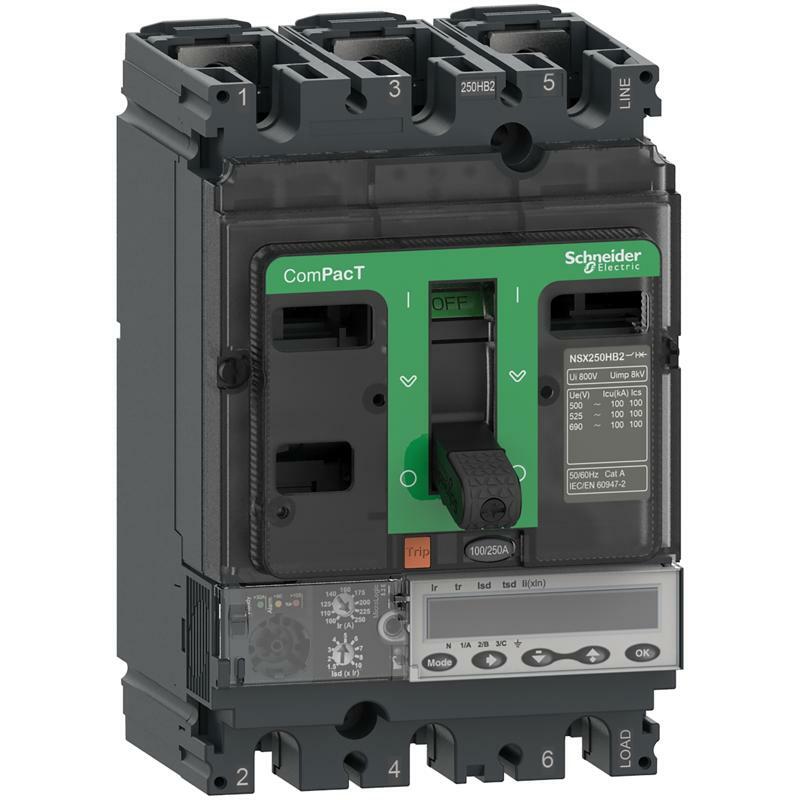 Автоматичний вимикач Compact Nsx100R 200kA 3P 40A розчіплювач Micrologic 5.2E