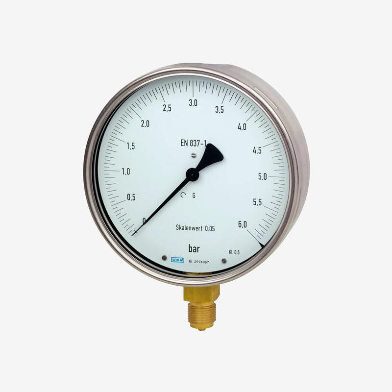 Механический манометр 312.20, калибр, медный сплав