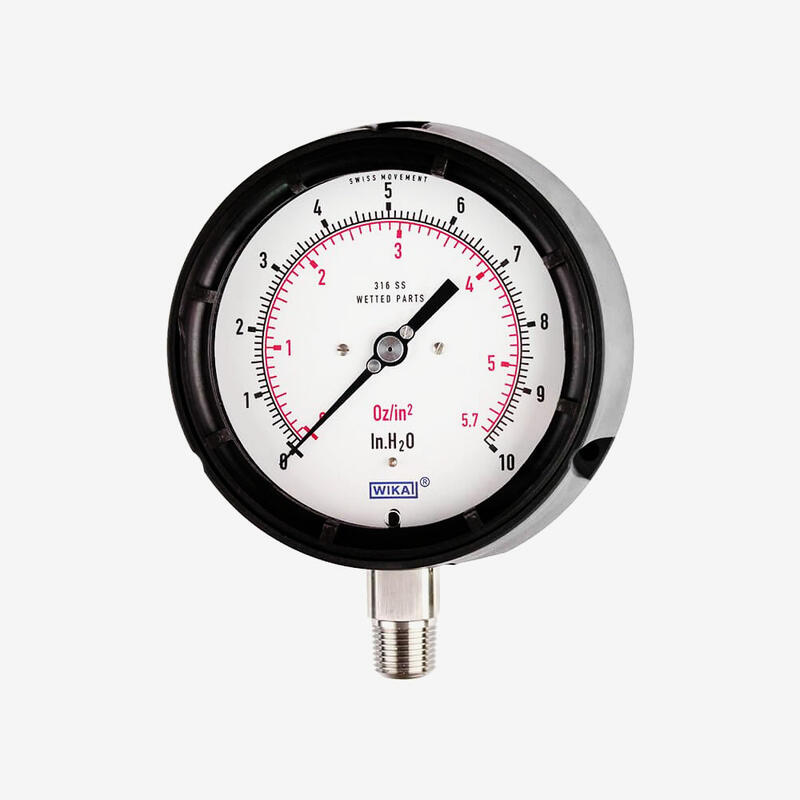 Капсульный манометр 612.34 / 632.34 / 633.34, медный сплав или нержавеющая сталь