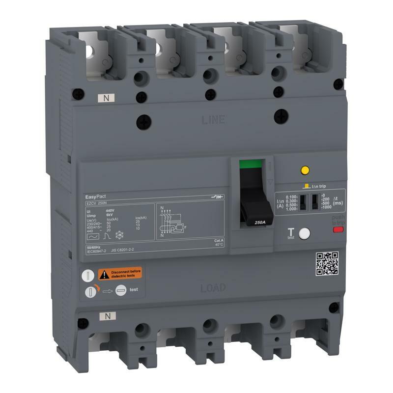 Авт. выкл. Easypact Ezcv250N 4P3T 25ка 250А