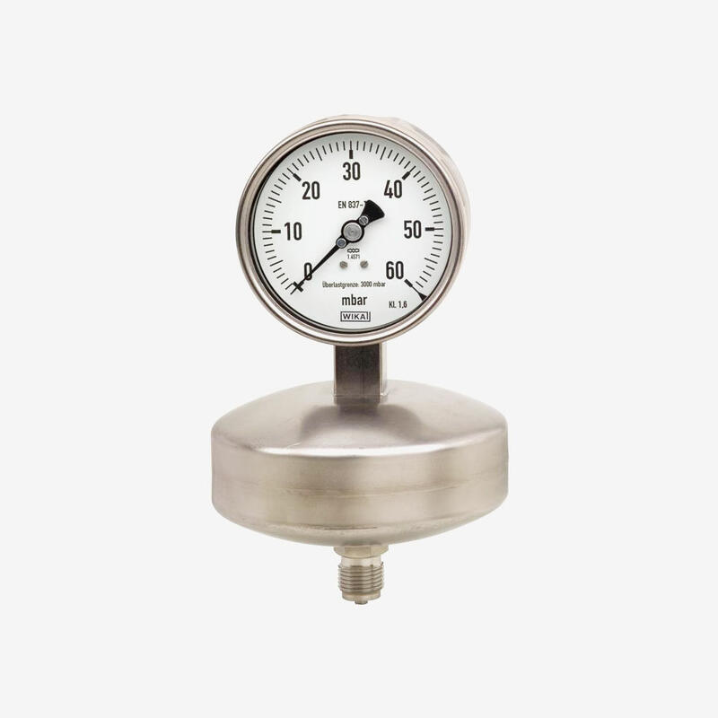 Капсульный манометр 632.51, нержавеющая сталь