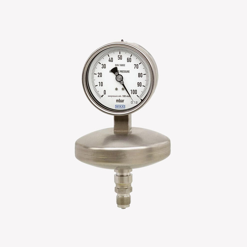 Манометр абсолютного давления 532.52 / 532.53 / 532.54, нержавеющая сталь