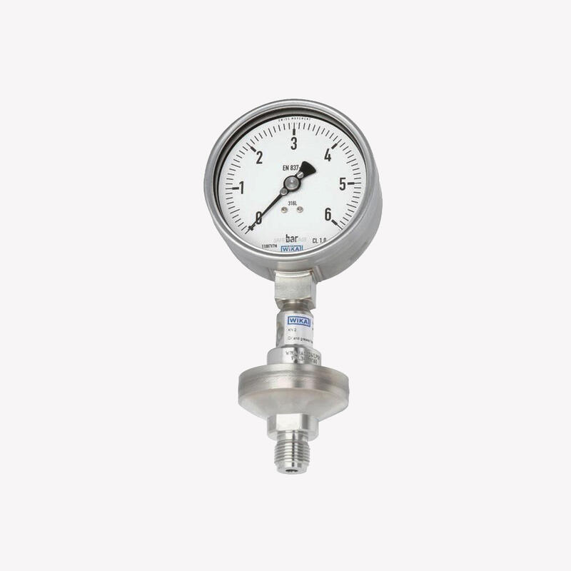 Манометр с установленной разделительной диафрагмой DSS34M по EN 837-1