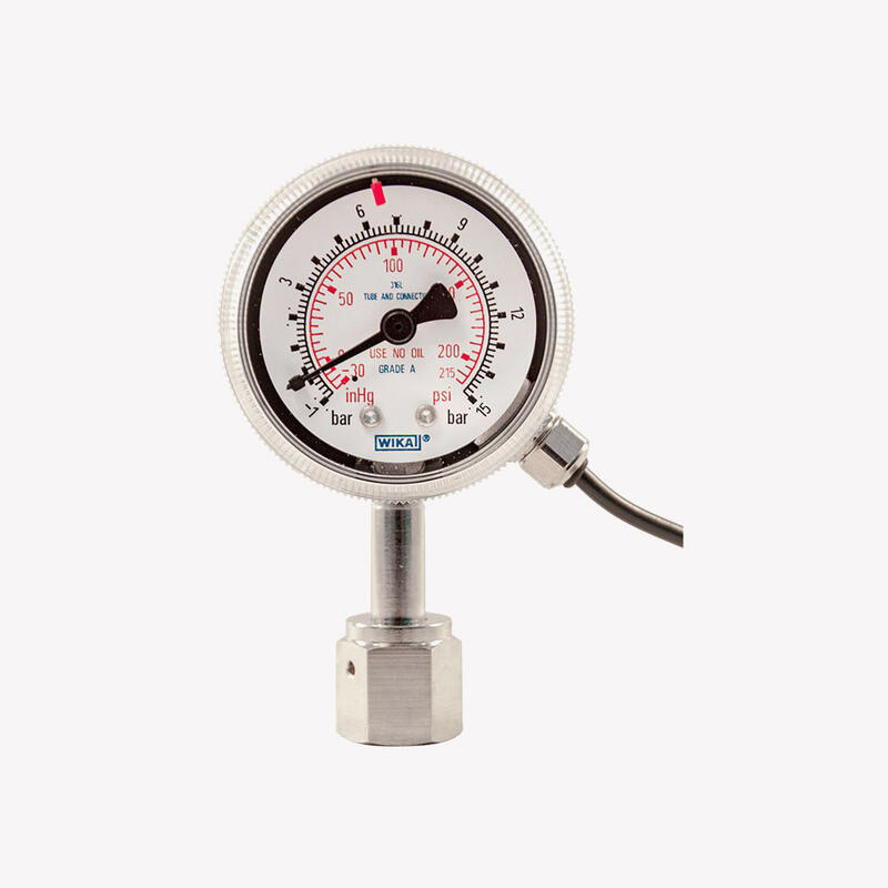 Манометр с трубкой Бурдона 230.15, нержавеющая сталь
