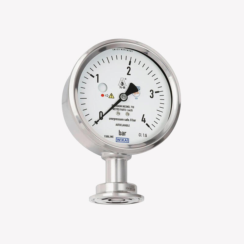 Мембранный манометр PG43SA-D, заподлицо