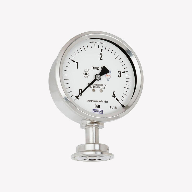 Мембранный манометр PG43SA-S, заподлицо