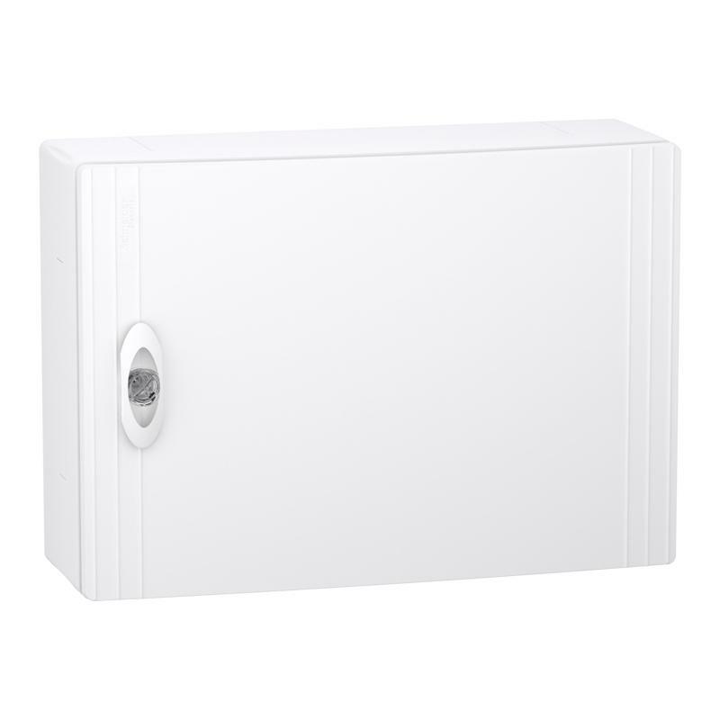 Розподільчий щит навісний, 1 ряд, 18 модулів, білі двері, PrismaSeT XS