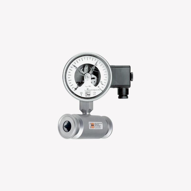 Манометр из нержавеющей стали с In-Line-диафрагмой MAN-RF...DRM-502