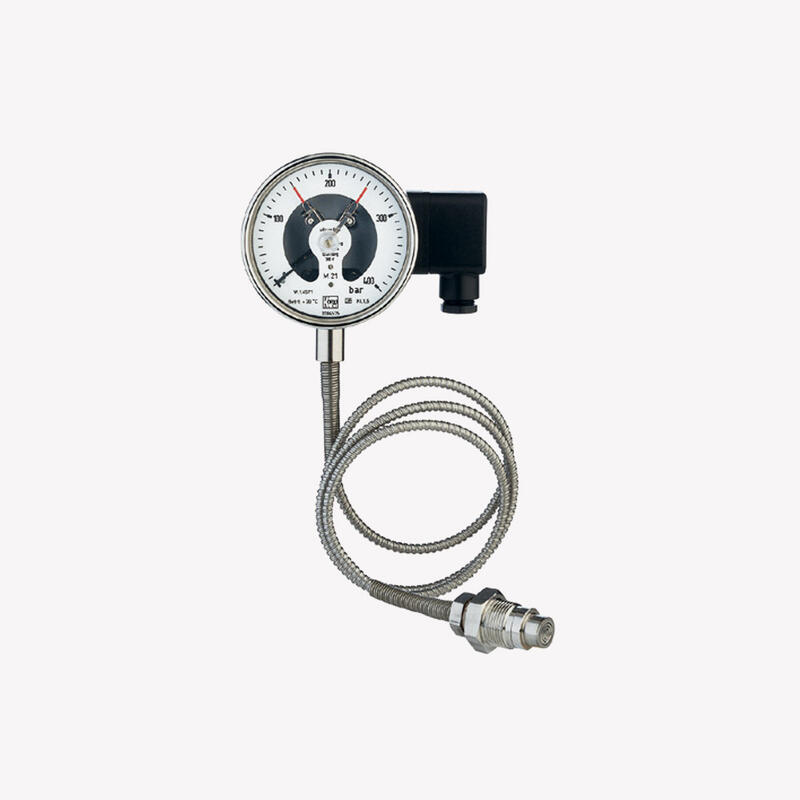 Манометр из нержавеющей стали с In-Line-диафрагмой MAN-RF...M1...DRM-620