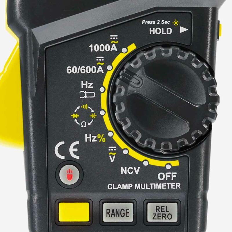 BE44 Струмовимірювальні кліщі, вимірювання постійного та змінного струму об'єднані